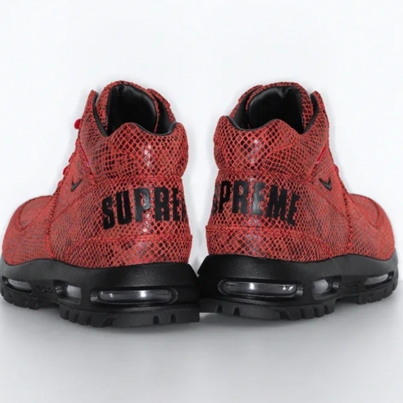 Supreme x Nike Air Max Goadome “Red Snakeskin” 9.5 - Picture 2 of 11